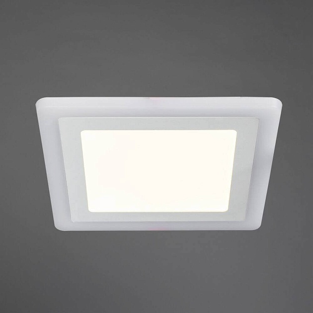 Встраиваемый светодиодный светильник Arte Lamp Vega A7516PL-2WH Фото № 3