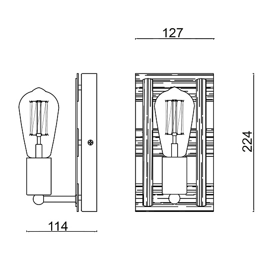 Бра Vele Luce Shield VL6385W01 изображение 5 Бра Vele Luce Shield VL6385W01 Фото № 5