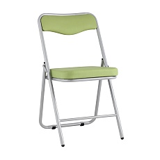 Складной стул Stool Group Джонни экокожа салатовый каркас металлик fb-jonny-eco-19