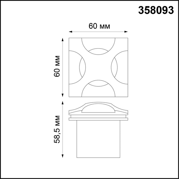 Уличный светодиодный светильник Novotech Street Scala 358093 Фото № 2