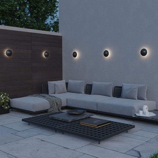 Уличный настенный светодиодный светильник Novotech Street Fung 359301 Фото № 6