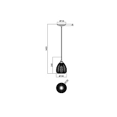 Подвесной светильник Vele Luce Fiona VL5623P11 4