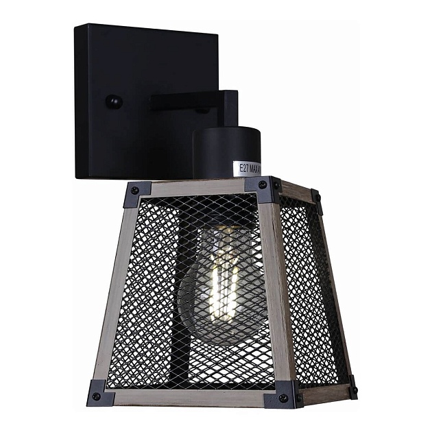 Бра Illumico IL1006-1W-05 BK Wood Фото № 1