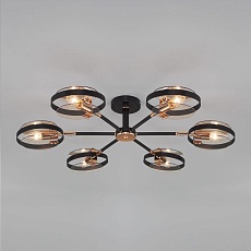 Потолочная люстра Eurosvet Gallo 70121/6 черный