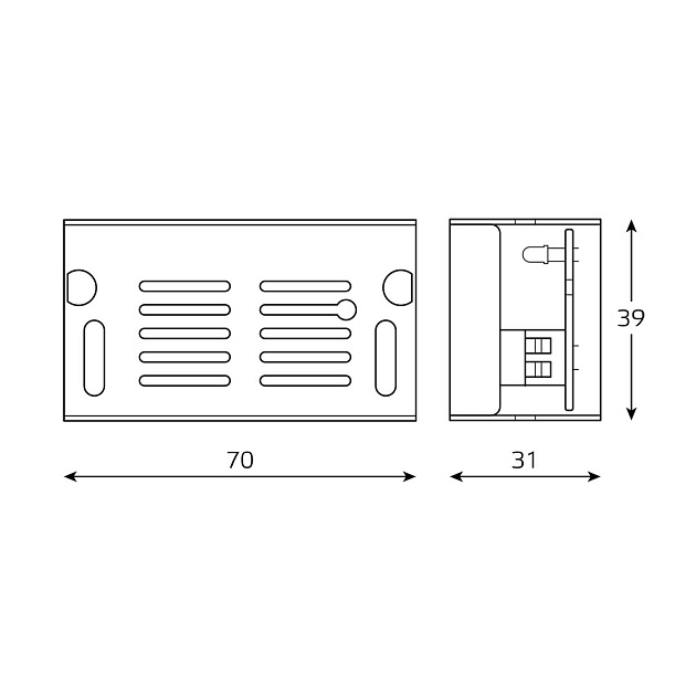 Блок питания Gauss 15W 12V IP20 BT500 Фото № 5