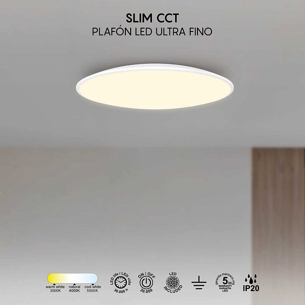 Потолочный светильник Mantra SLIM CCT 8690 изображение 5 Потолочный светильник Mantra SLIM CCT 8690 Фото № 5