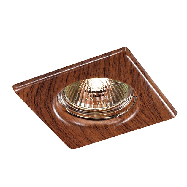 Встраиваемый светильник Novotech Spot Wood 369717 Фото № 1