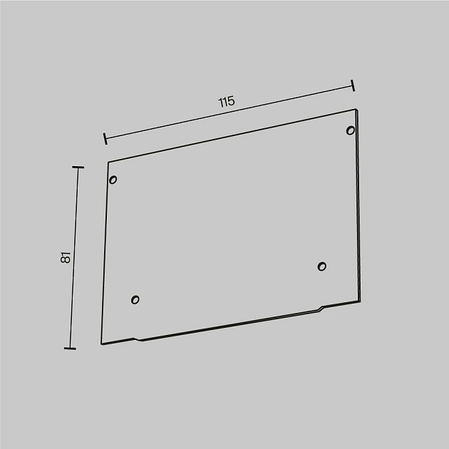 Заглушка Maytoni Technical (2 шт) ALM013EC-PL-W Фото № 3
