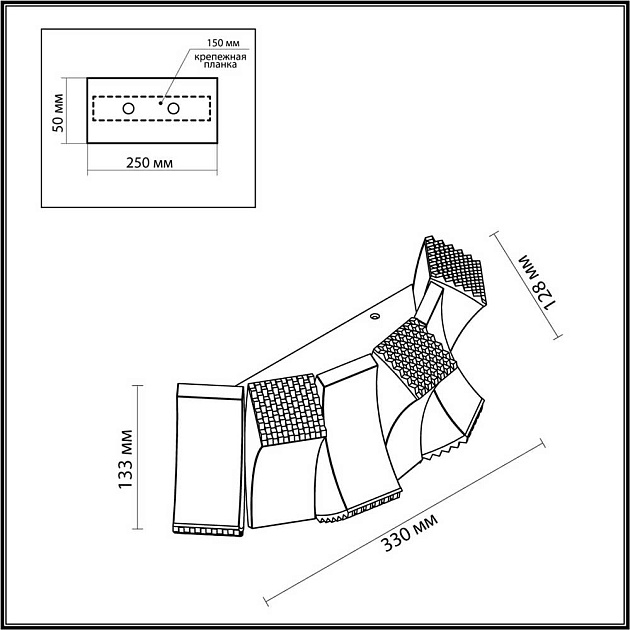 Настенный светодиодный светильник Odeon Light Asturo 4993/12WL изображение 6 Настенный светодиодный светильник Odeon Light Asturo 4993/12WL Фото № 6