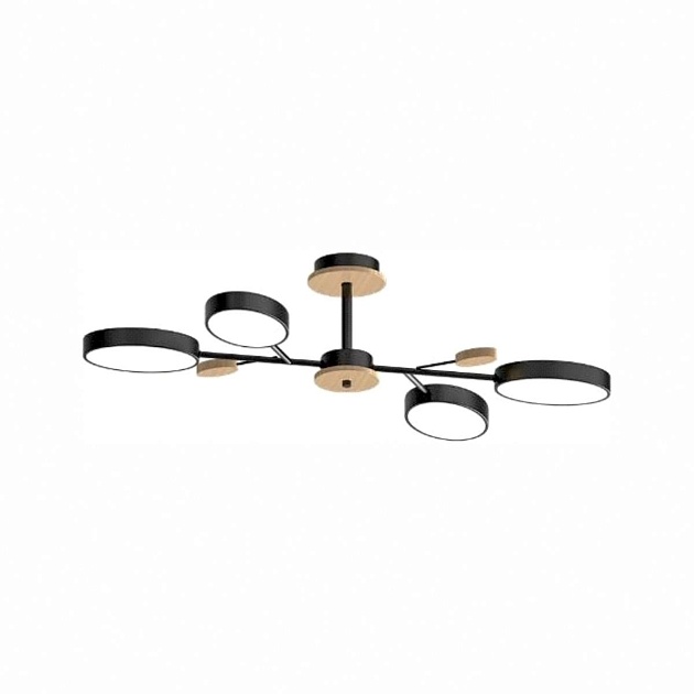 Потолочный cветильник LED4U L3219-830 BK Фото № 1