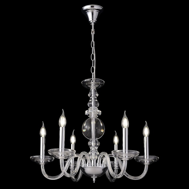Подвесная люстра Crystal Lux ARABESQUE SP6 CHROME Фото № 5