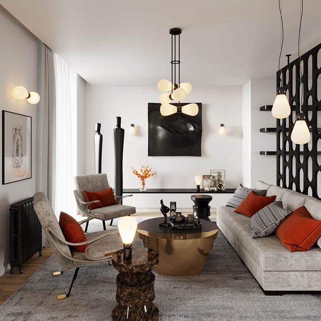 Подвесная люстра Odeon Light Exclusive Elica 5418/6 Фото № 7