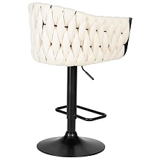 Стул барный DOBRIN LEON (кремовая ткань (LAR 275-33)) 9690-LM LEON 2