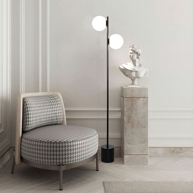 Торшер Eurosvet Marbella 01158/2 черный Фото № 4