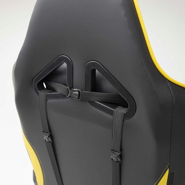 Игровое кресло AksHome Raptor желтый + черный, экокожа 45722 Фото № 10