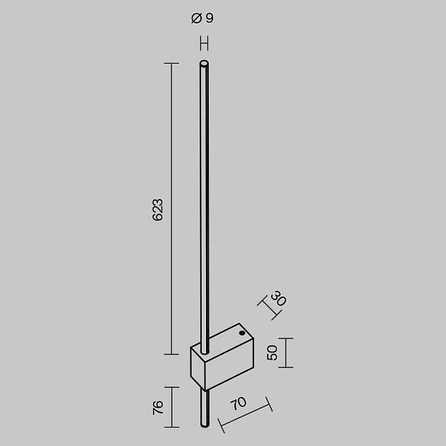 Настенный светильник Maytoni Technical C070WL-L6W3K Фото № 3