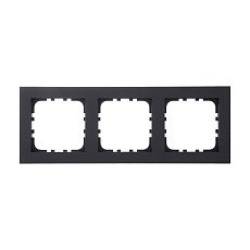 Рамка LK Studio 3-постовая (черный бархат) LK80 844308-1