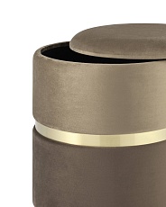 Пуф Stool Group Кэрри с ящиком велюр коричневый 19A060VA-8167-7/12 2