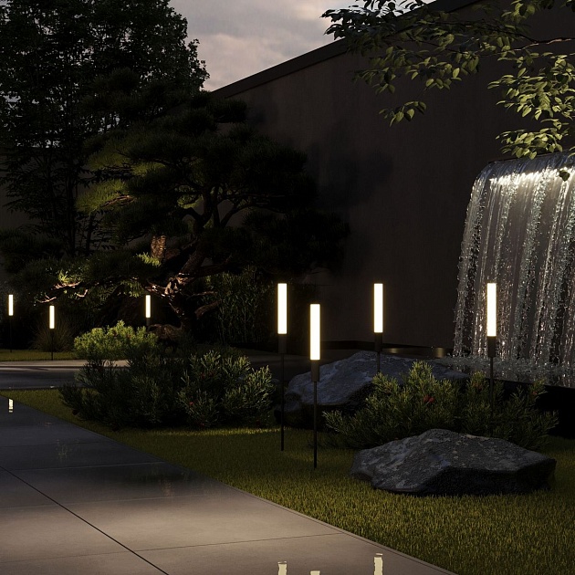 Ландшафтный светодиодный светильник Elektrostandard Invi 35155/F a069445 Фото № 4