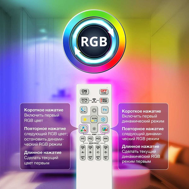 Подвесная светодиодная люстра Citilux Адам Смарт CL228A051 Фото № 9