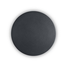 Настенно-потолочный светодиодный светильник Ideal Lux Cover Ap D15 Round Nero 195742