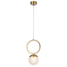 Подвесной светильник Crystal Lux Carolina SP1 V1 BRASS 2