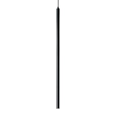 Подвесной светодиодный светильник Ideal Lux Ultrathin D100 Round Nero 142913