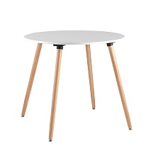 Кухонный стол Stool Group Oslo Round WT D80 белый УТ000000982