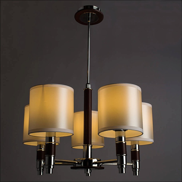 Подвесная люстра Arte Lamp Circolo A9519LM-5BR Фото № 3