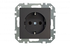Розетка 2P Liregus Retro черный матовый 29-222 3