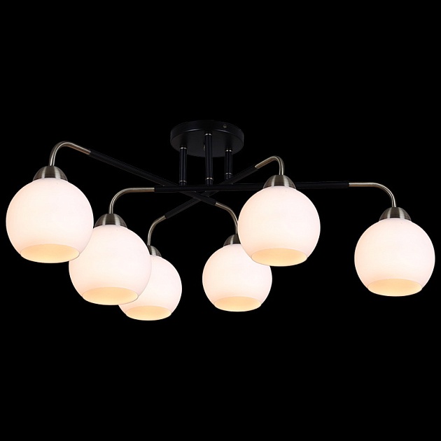 Потолочная люстра Illumico IL0252-6CSQ-79 BK AB Фото № 1