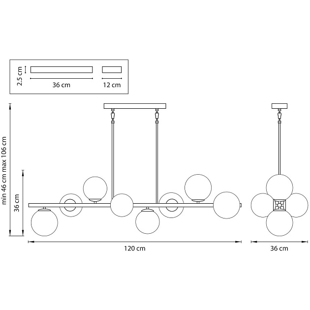 Подвесная люстра Lightstar Croco 815083 Фото № 3