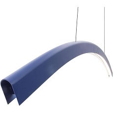 Подвесной светодиодный светильник Mizi'en Slim MZ31505-1500B-blue 2