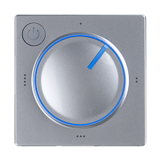 Терморегулятор Werkel электромеханический для теплого пола серебряный W1151106 4690389156021 1