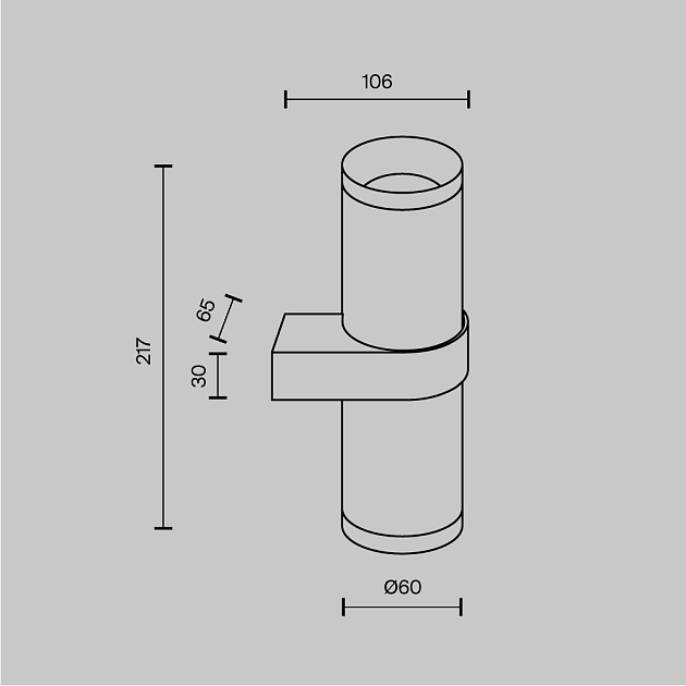 Бра Maytoni Technical Focus Design C069WL-02MG Фото № 9