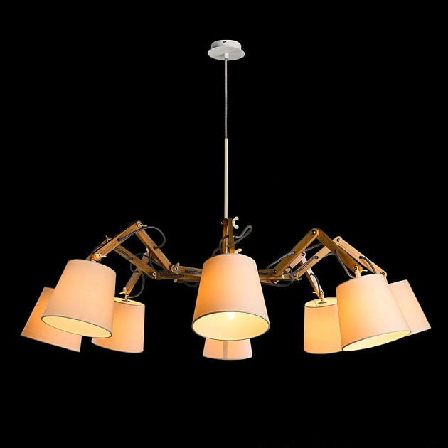 Подвесная люстра Arte Lamp Pinoccio A5700LM-8WH Фото № 7