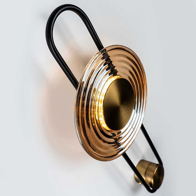 Настенный светодиодный светильник Modelux Modestyle MS.1507.01 BK-BS Фото № 2