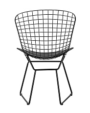 Кухонный стул Stool Group Bertoia черный с черной подушкой BTY-18-P6 BL/BL 2