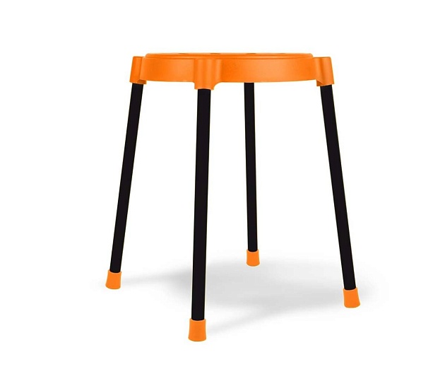 Табурет Sheffilton SHT-S36 оранжевый/черный 8077259311 Фото № 6