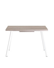 Кухонный стол Stool Group Plain 116-158*74 дуб/белый УТ000034571 5
