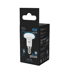 Лампа светодиодная Gauss E14 4W 6500K матовая 106001304 5
