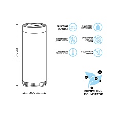 Бактерицидный очиститель-рециркулятор воздуха Gauss Guard GR020 2