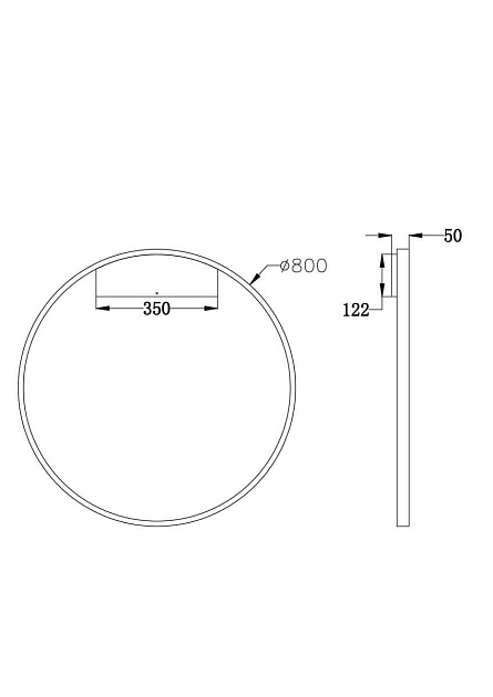 Настенный светильник Maytoni Rim MOD058WL-L50W4K Фото № 2
