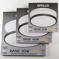 Потолочный светодиодный светильник Citilux Бейсик CL738320V 4