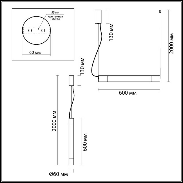 Подвесной светильник Odeon Light MARBELLA 6686/15L Фото № 3
