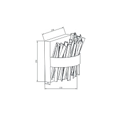 Настенный светильник Vele Luce Calabria VL3073W01 2