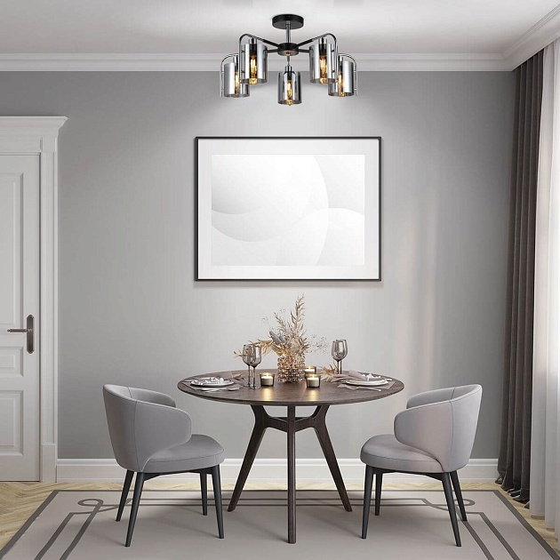 Потолочная люстра Escada Elegant 671/5P Chrome Фото № 2