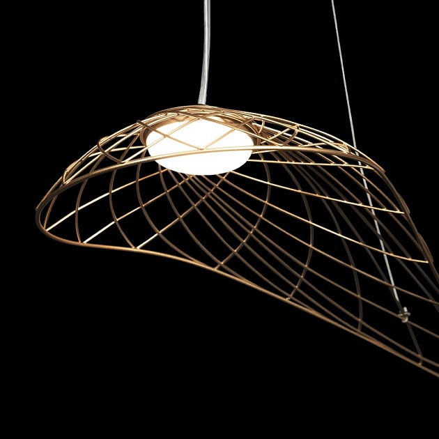 Подвесной светильник Loft IT Tressage 10127/590 Gold Фото № 6