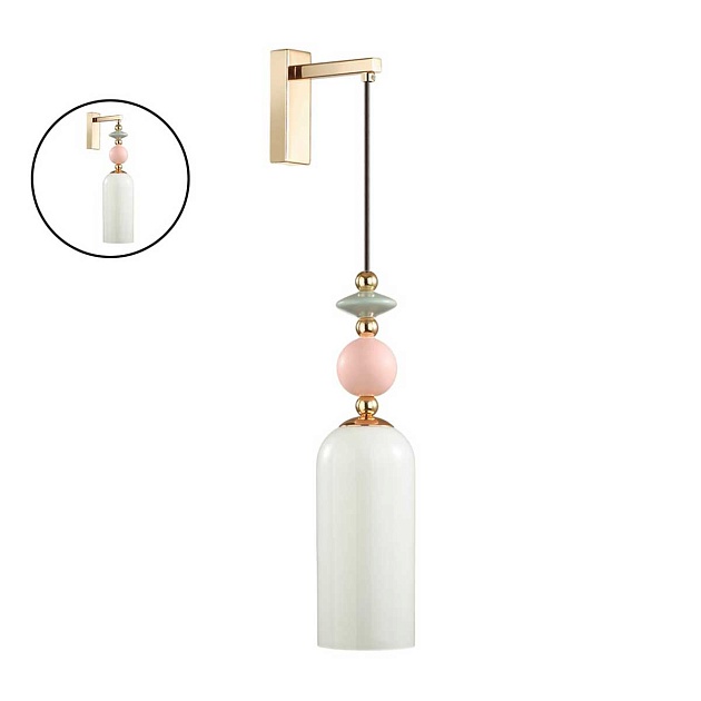 Бра Odeon Light Classic Candy 4861/1WA изображение 1 Бра Odeon Light Classic Candy 4861/1WA Фото № 1