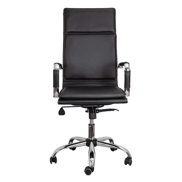 Офисное кресло AksHome City чёрный, экокожа 70014 Фото № 10